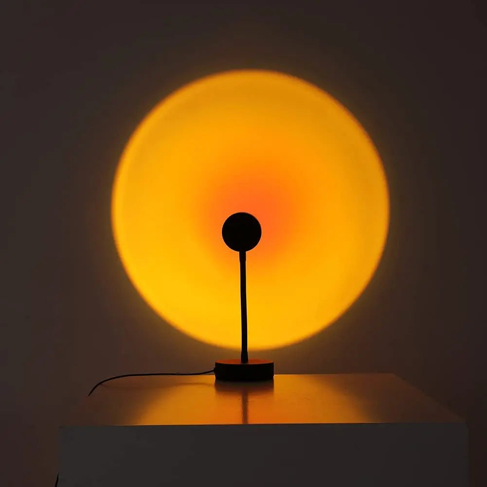 LED Sunset Lamp USB Projector Light