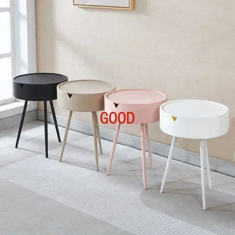 Compact Modern Bedside Storage Table