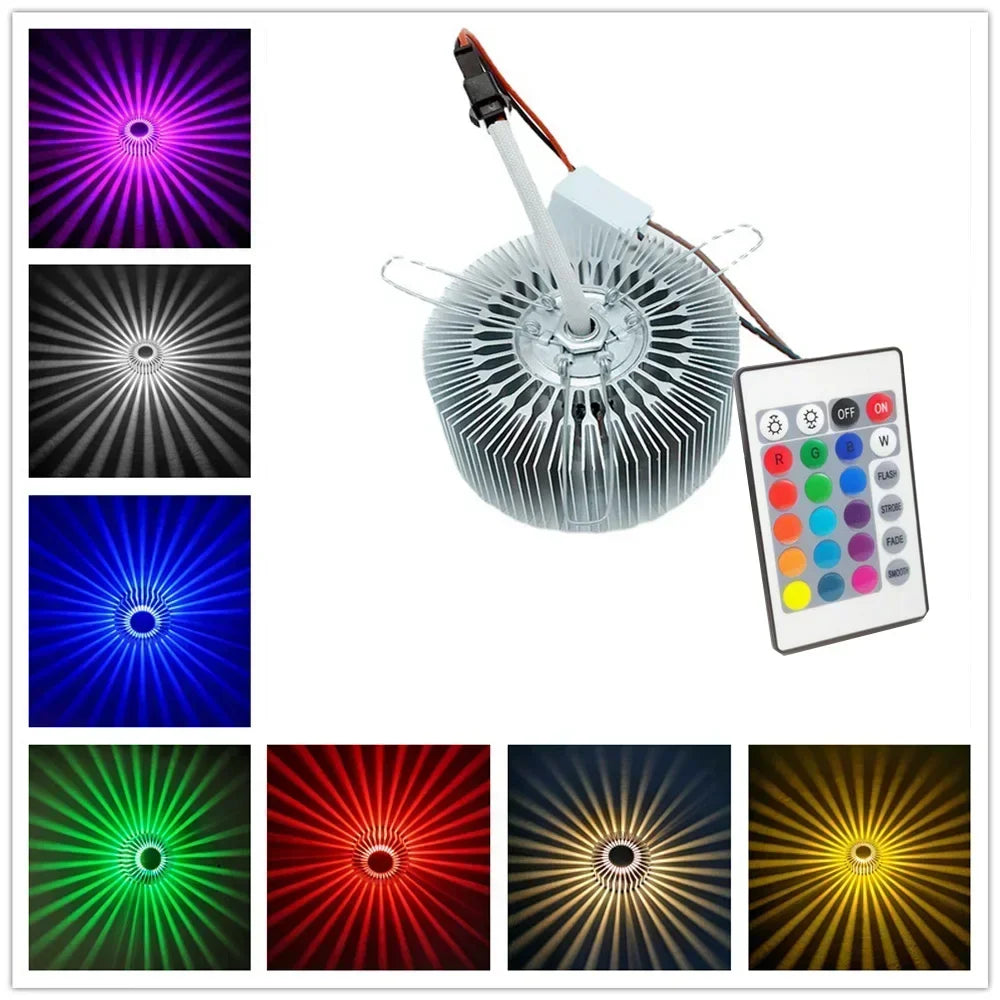 Colorful LED Sun Ceiling & Wall Light