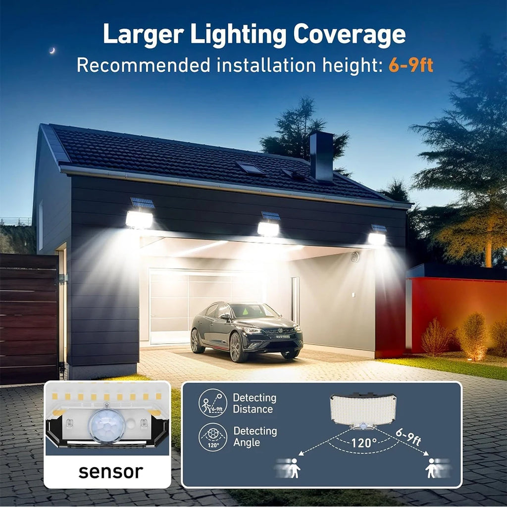 Solar Security Light | 234LED, IP65, 3 Modes