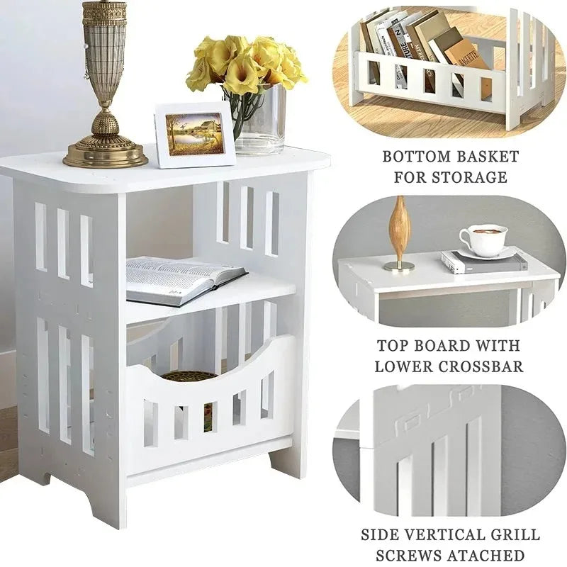 Compact Bedside & Sofa Side Table