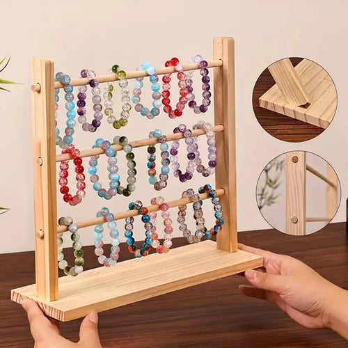 1pc Jewelry Storage Rack, Suitable for Storing Bracelets, Wooden Display Stands for Dressing Tables, Jewelry Towers