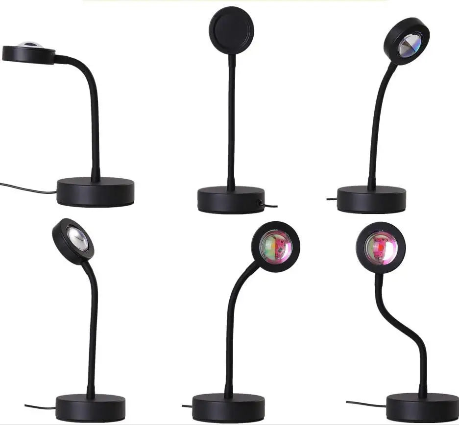 LED Sunset Lamp USB Projector Light