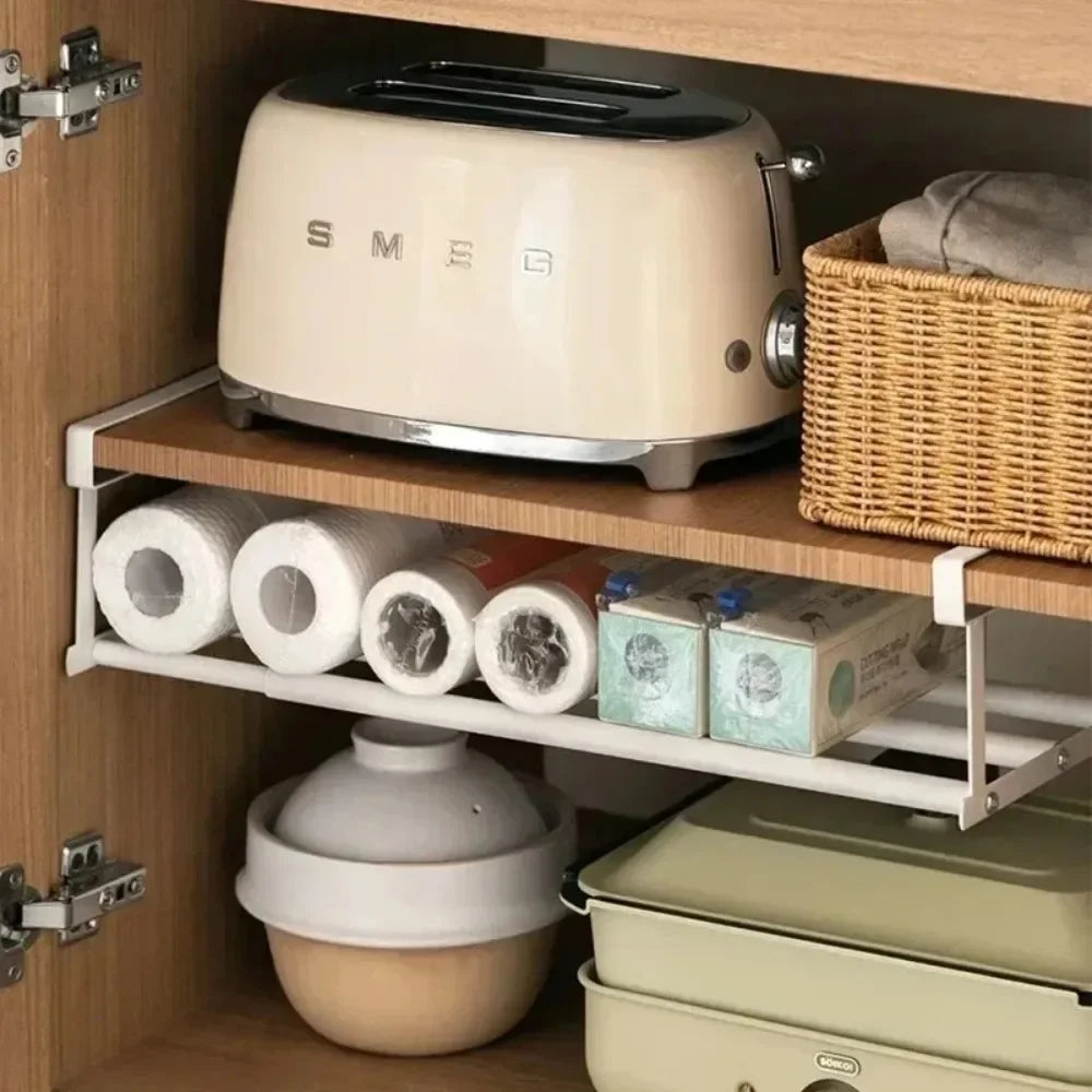 Adjustable Under-Shelf Shoe Organiser