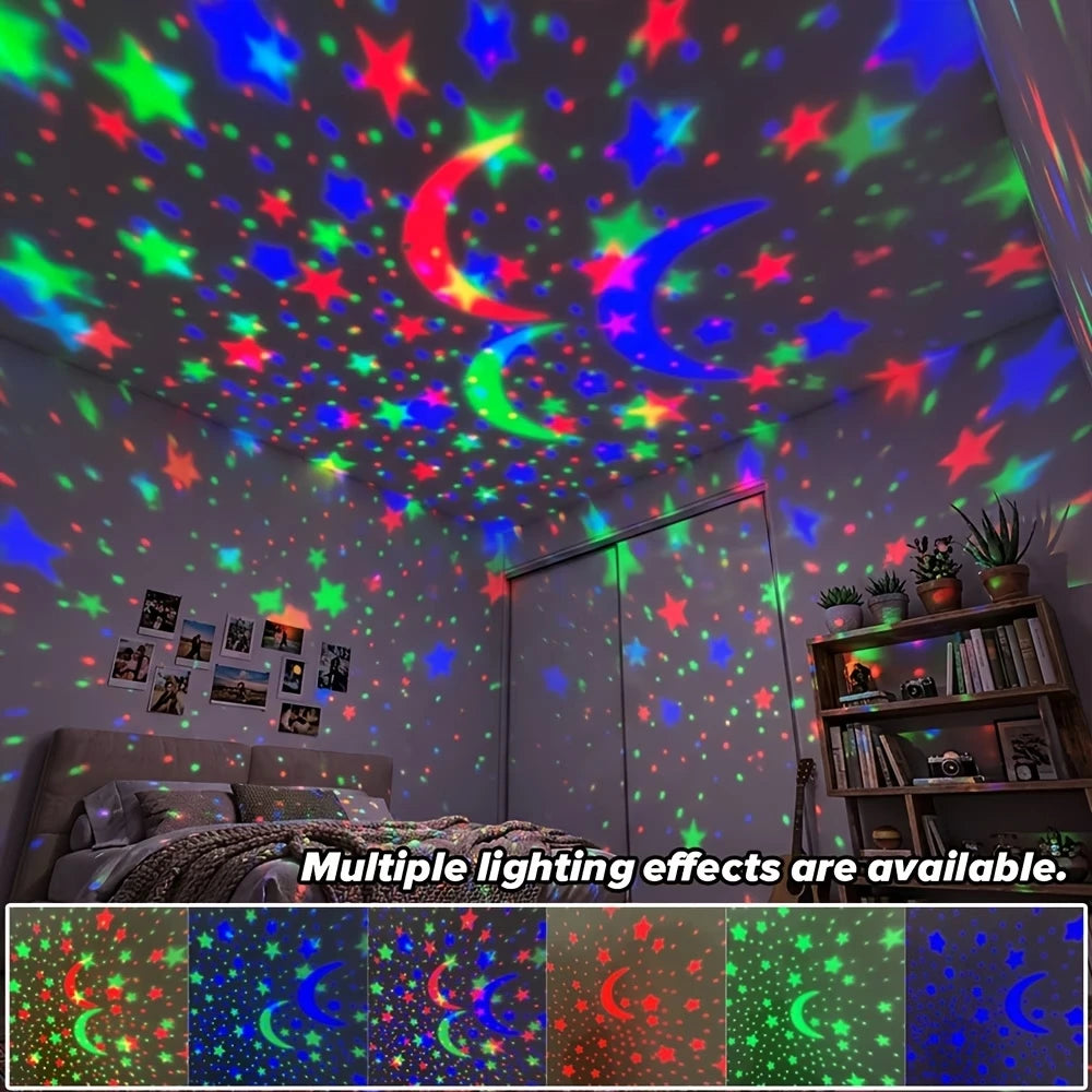 LED Moon & Star Atmosphere Night Light
