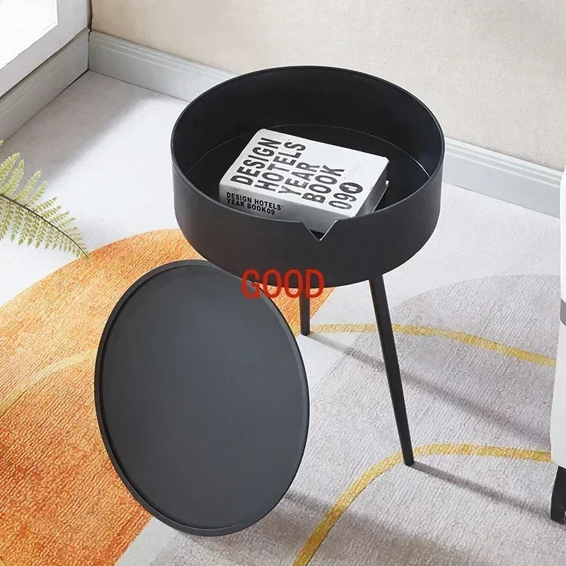 Compact Modern Bedside Storage Table