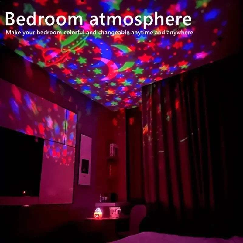 LED Moon & Star Atmosphere Night Light